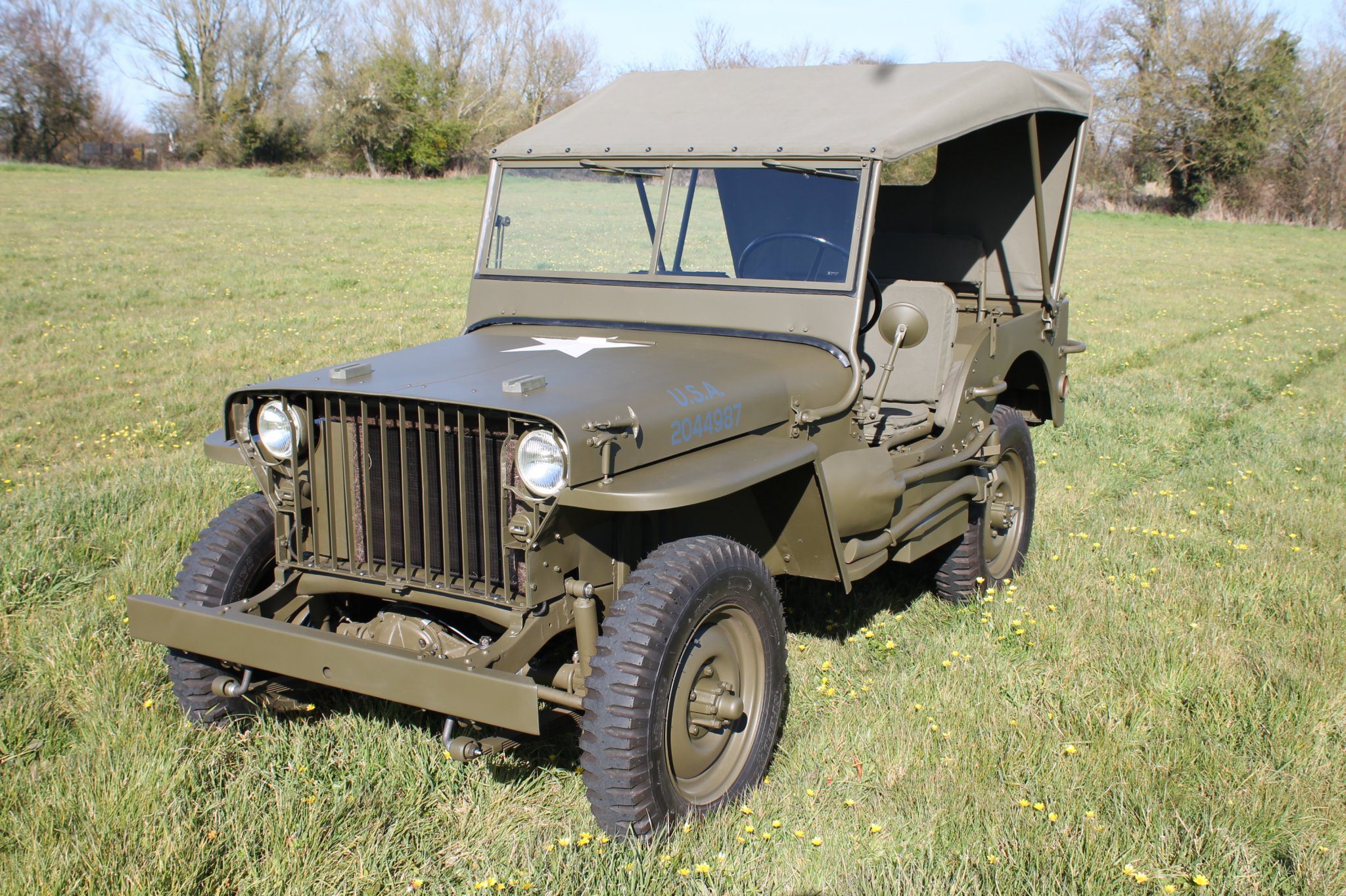 Jeep Willys MB early - Military classic vehicles