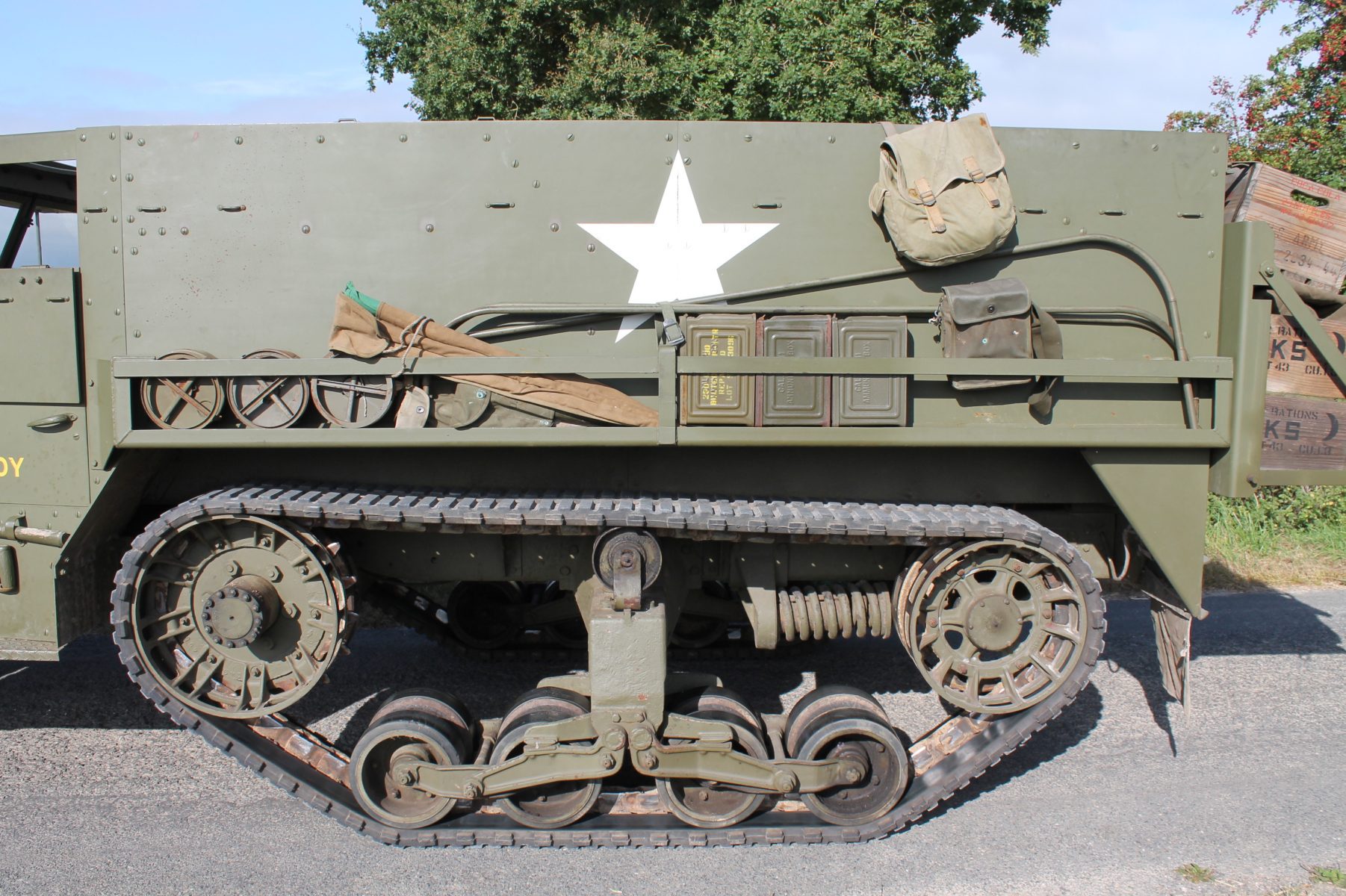 M3 Halftrack Combat Rims White M3 Half-Track -Sold - Military classic vehicles
