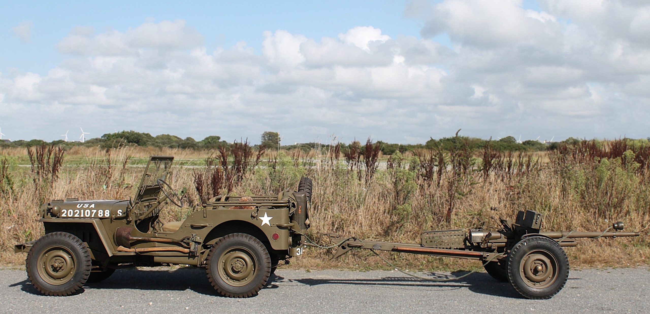 Jeep Willys MB & M3 A1 anti-tank gun